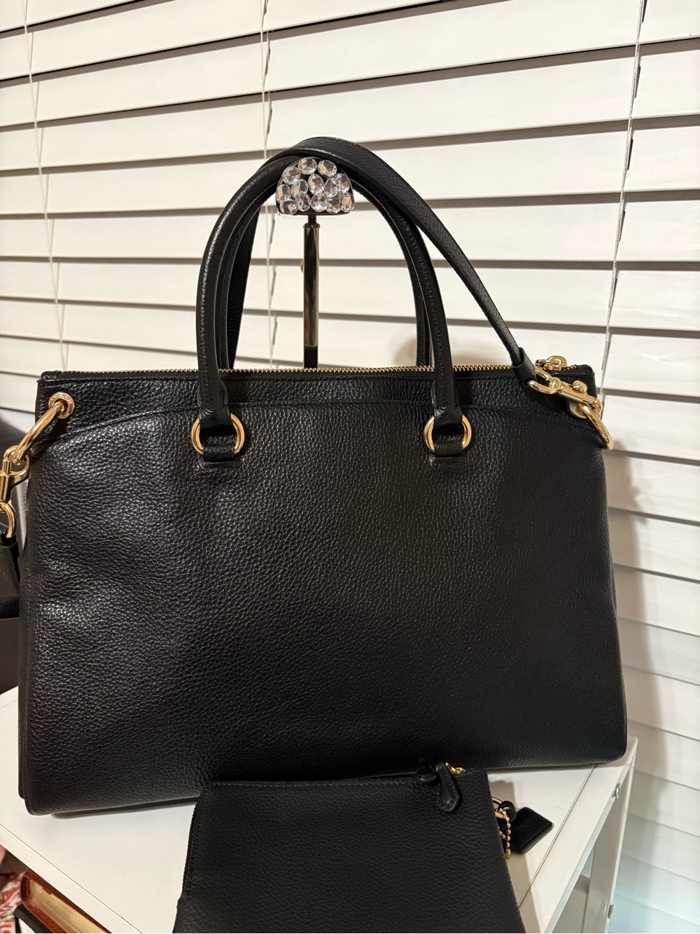 Coach Mia Satchel with matching Wristlet - Picture 5 of 10
